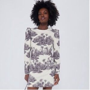 Tuckernuck X India Hicks | NEW Hibiscus Hill Toile Domino Mini Dress Size S